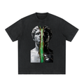 Heavyweight Vintage Washed Frayed T-Shirt