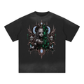 Petite Crew Neck Sunfade Edge T-Shirt