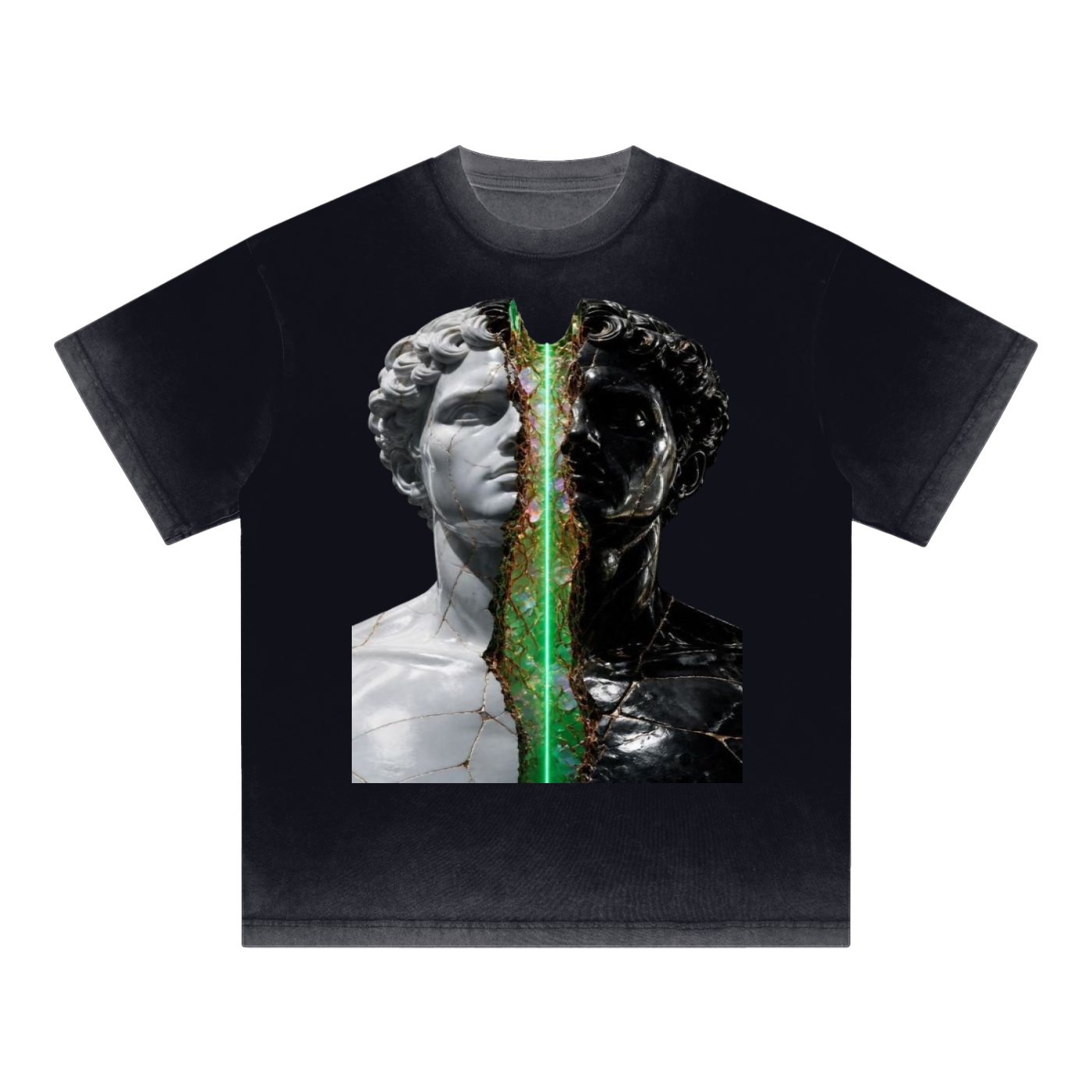 Reverse Dyed Loose Cotton T-Shirt