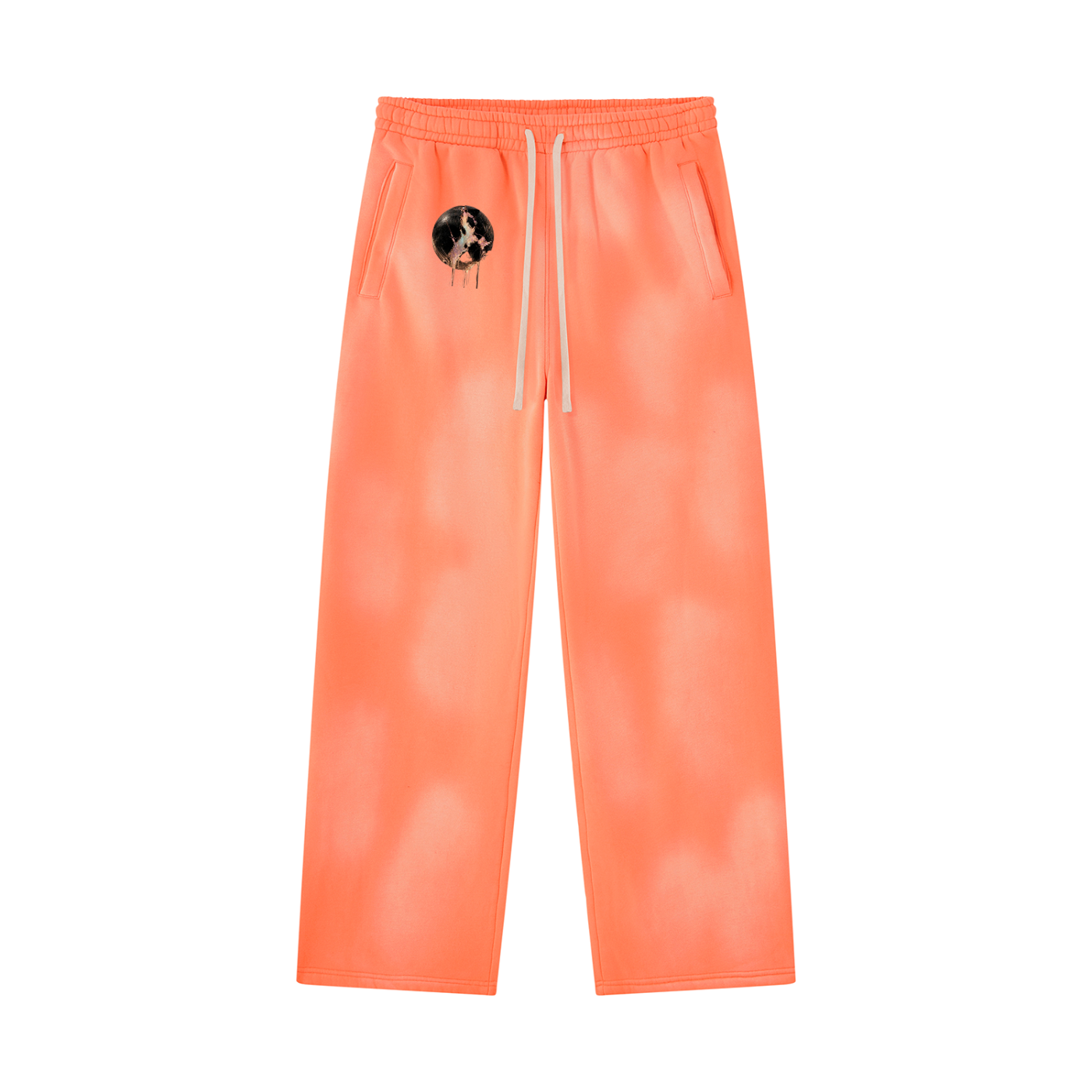 Unisex Sunfade Wide Leg Fleece Sweatpants
