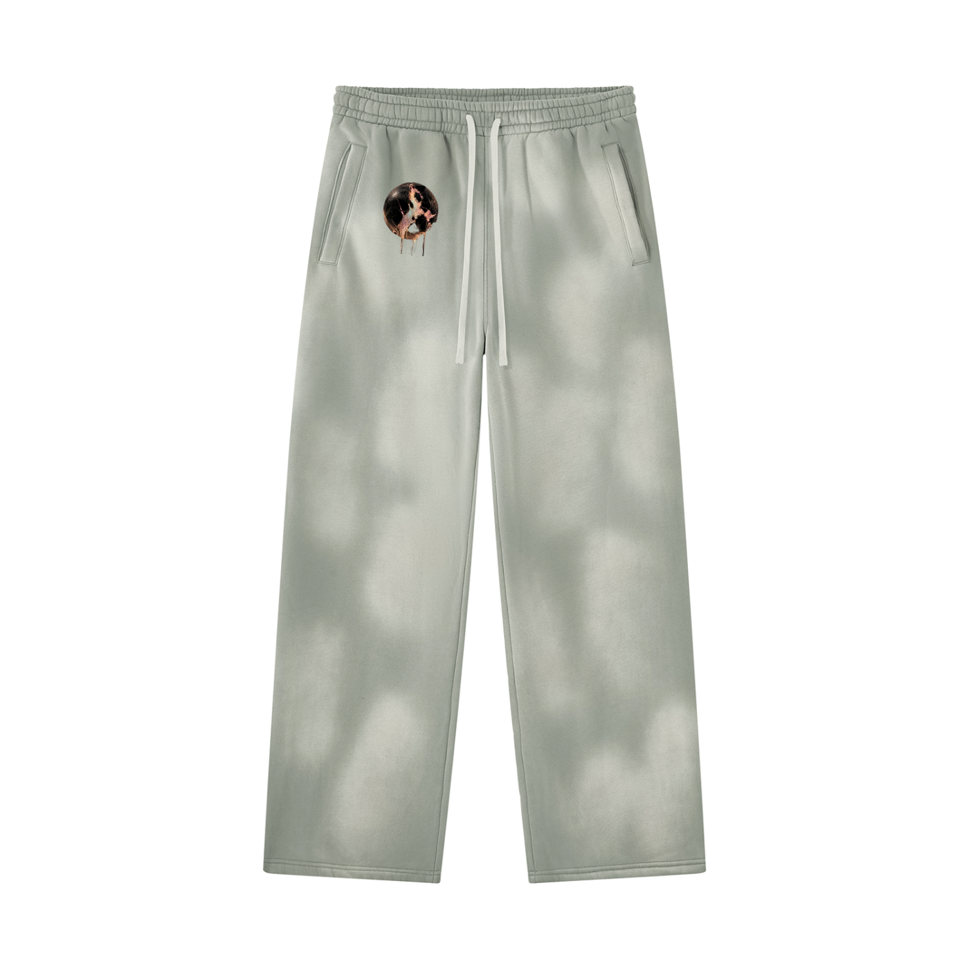 Unisex Sunfade Wide Leg Fleece Sweatpants